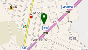 エコロパーク 守口市浜町第1の地図画像