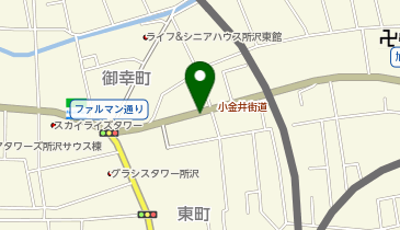 クレアスパーク ヴェルステージ所沢の地図画像
