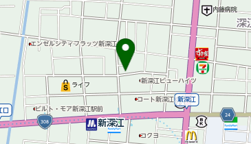 エコロパーク 深江南第5の地図画像