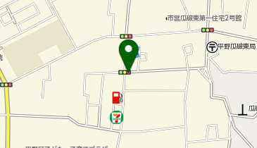 エコロパーク 瓜破東第4の地図画像