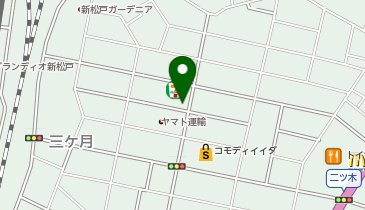 エコロパーク 松戸三ヶ月第1の地図画像