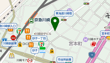 エコロパーク ルフレ プレミアム川崎の地図画像