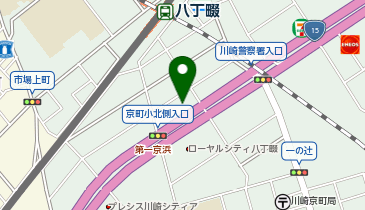 エコロパーク アイルグランデ川崎の地図画像