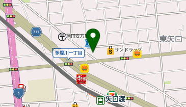 エコロパーク ブライズ多摩川TREの地図画像