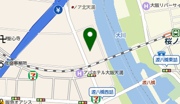 プレサンパーク 大阪天満リバーシアの地図画像
