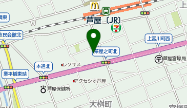 エコロパーク 芦屋業平町第1の地図画像