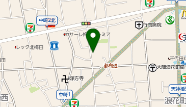 プレサンパーク 梅田EASTの地図画像