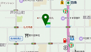 プレサンパーク 京都四条烏丸クロスの地図画像