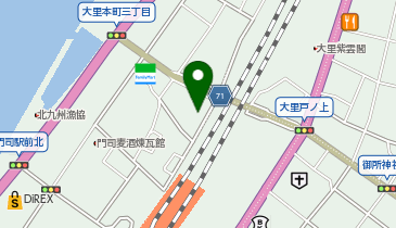 エコロパーク 門司駅前第1の地図画像