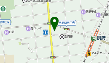 エコロパーク 大分別府駅前第1の地図画像