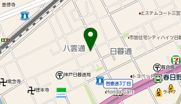 プレサンパーク 三宮東アルバーナの地図画像