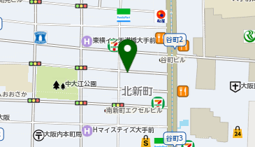 インザパーク 中央区糸屋町1丁目の地図画像