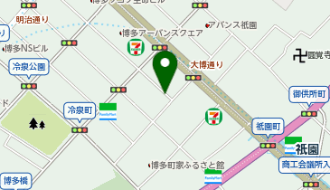 ホテルリファレンス冷泉コインパーキングの地図画像