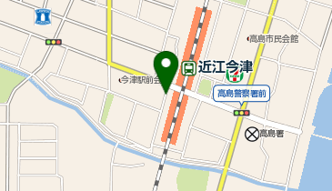 システムパーク近江今津駅前の地図画像