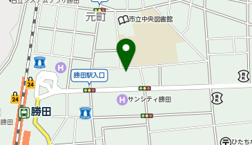 タウンパーク勝田中央の地図画像