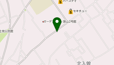 ガーデンシティ狭山駐車場の地図画像