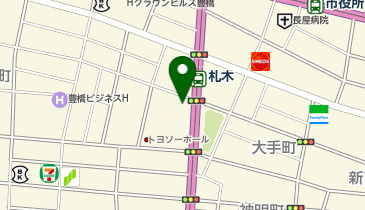 魚町パーキングの地図画像