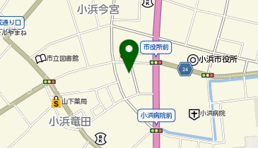 小浜市営大手第1駐車場の地図画像