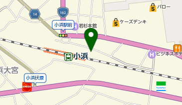 小浜市営駅前駐車場の地図画像