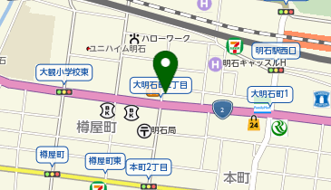 大明石タツミ第9駐車場の地図画像