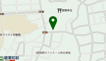 システムパーク健軍本町の地図画像
