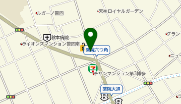 システムパーク警固1丁目の地図画像