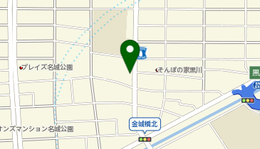 システムパーク金城の地図画像