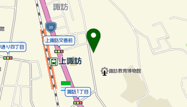 システムパーク上諏訪駅前の地図画像