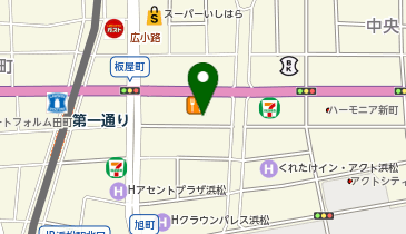 システムパーク浜松板屋町第1の地図画像
