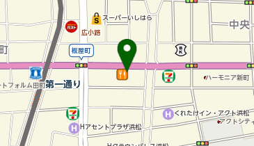 システムパーク浜松板屋町第2の地図画像