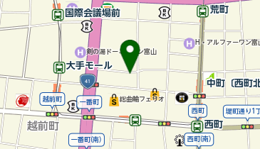 システムパーク総曲輪No.3の地図画像
