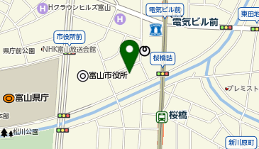 システムパーク富山市役所前の地図画像