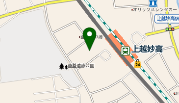 システムパーク上越妙高駅前西口の地図画像