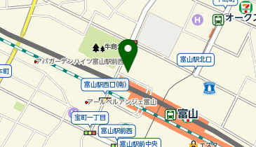 システムパーク富山駅西口の地図画像