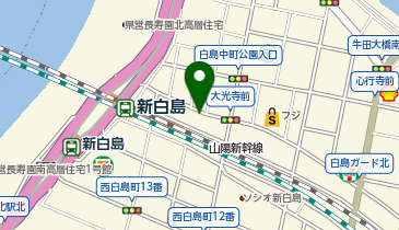 システムパーク白島北町の地図画像