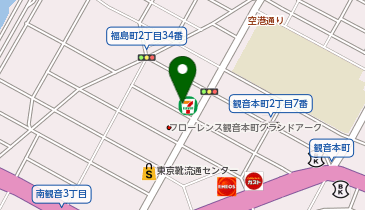 システムパーク観音本町2丁目第2の地図画像