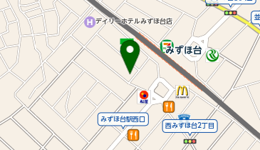 西みずほ台パーキングの地図画像