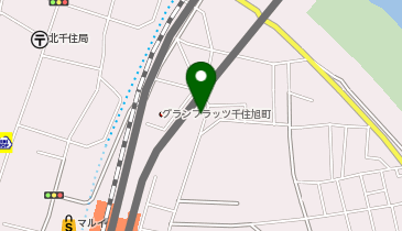 システムパーク北千住の地図画像