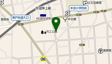 システムパーク東立石の地図画像