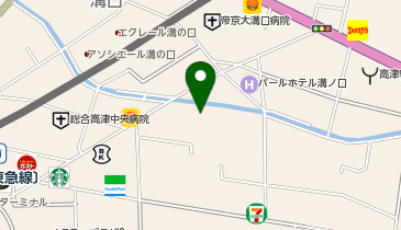 システムパーク溝口第1の地図画像