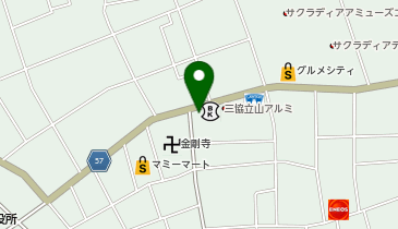 100円パーク浦和道場店の地図画像