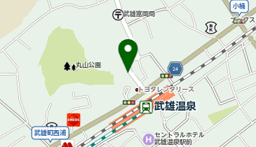 アルゴパーク武雄温泉駅前の地図画像