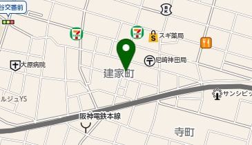 システムパーク尼崎建家町の地図画像