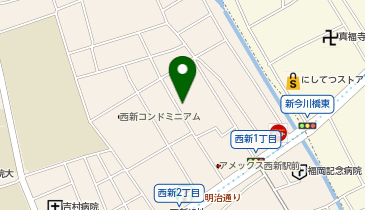 システムパーク西新2丁目の地図画像