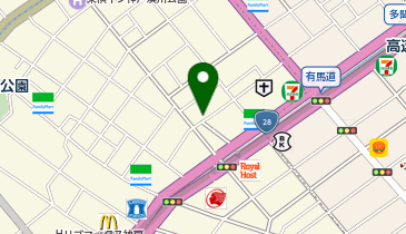 西多聞第1パーキングの地図画像