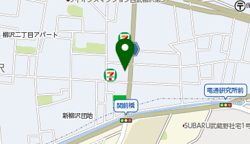 システムパーク柳沢駐車場の地図画像