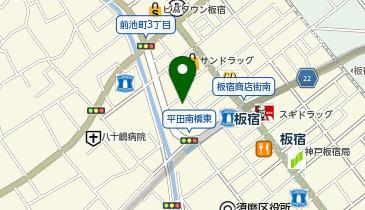 リバティー飛松パークの地図画像
