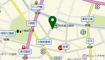 JQパークス六ツ門町の地図画像