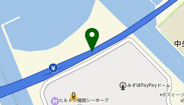 JQパークス地行浜高架下の地図画像
