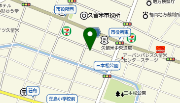 JQパークス久留米中央町第2の地図画像